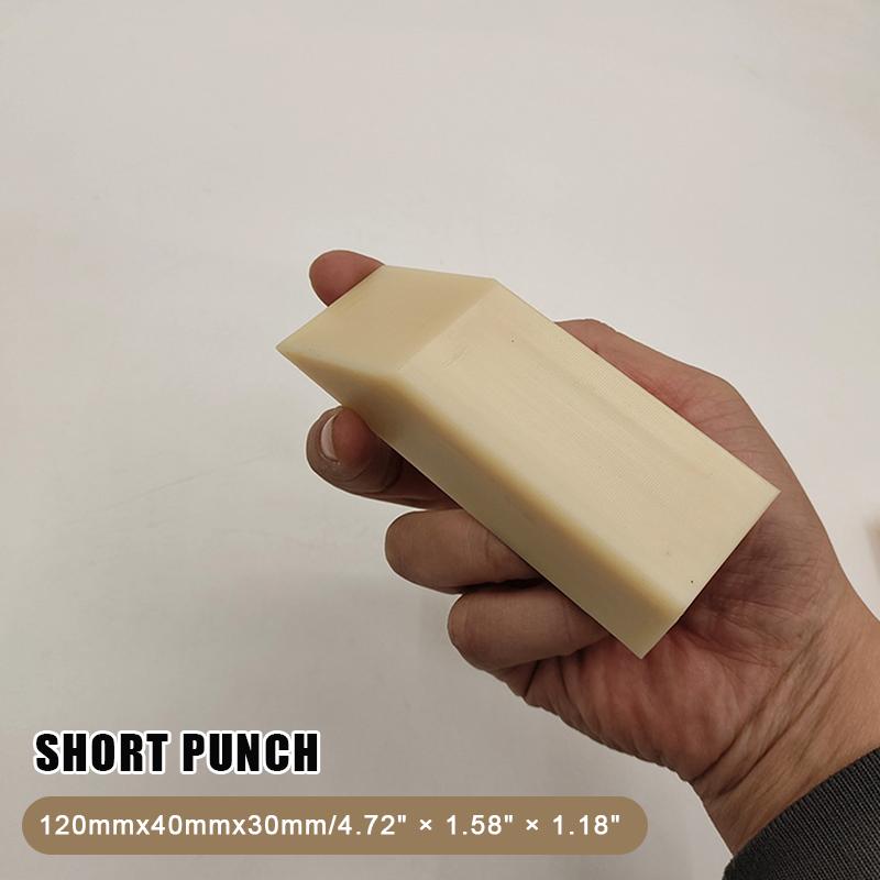 Pdr Nylon Punch Hammer, Paint-Safe Auto Body Dent Removal Tool With Repair Shim For Sheet Metal Repair