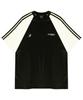 Osillos C13 Contrast Double-Stripe Raglan Short Sleeve Tee