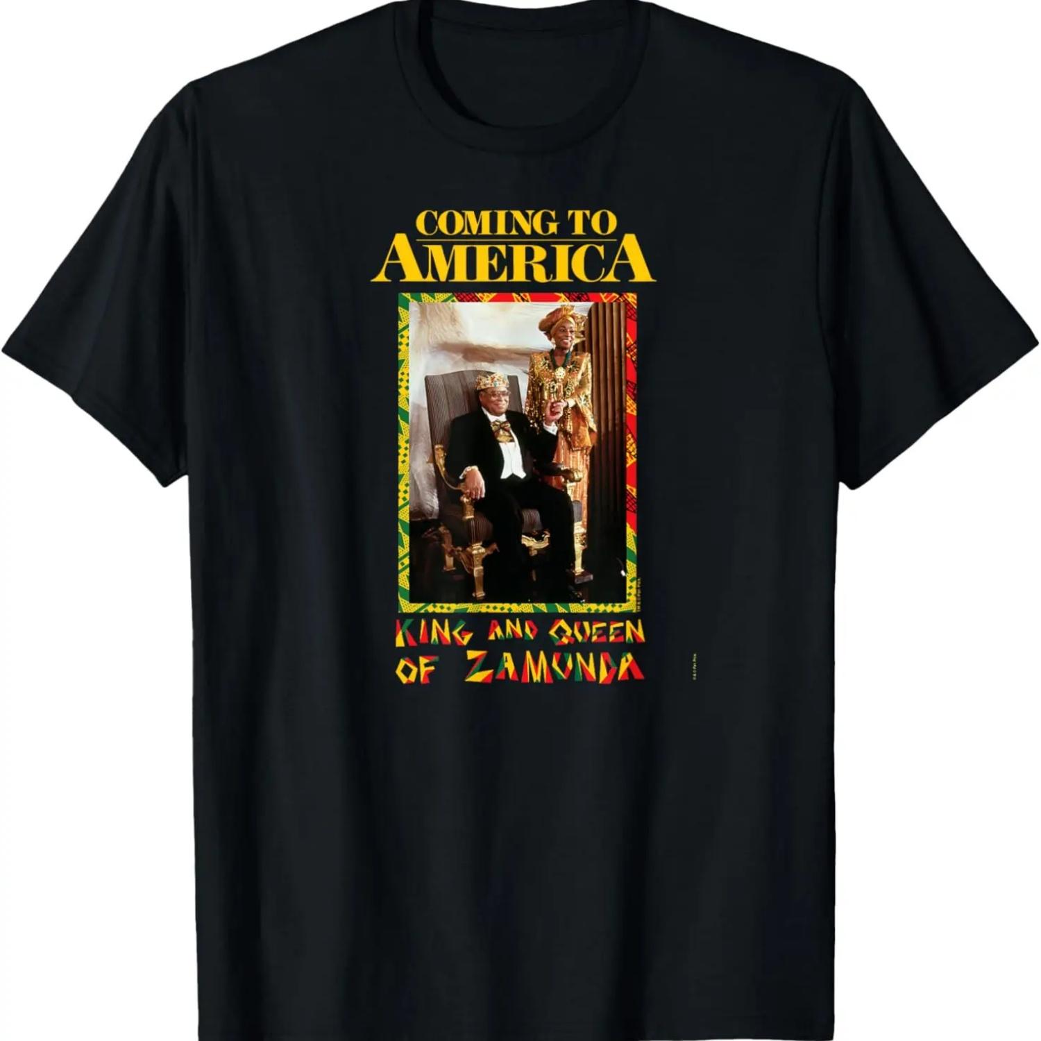 Coming to America_ King and Queen Zamunda T-Shirt S чёрный