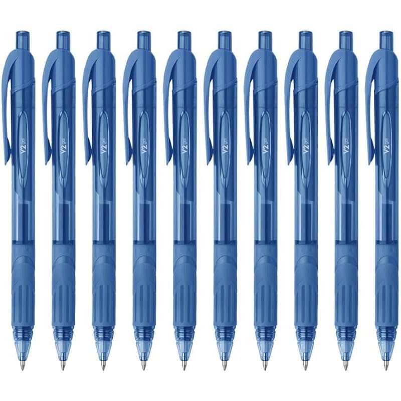 FLAIR V2 Retractable 0.7mm Gel Pen Box Pack | Water Proof, Smudge Free & Refillable Ink For Smooth Writing Experience |