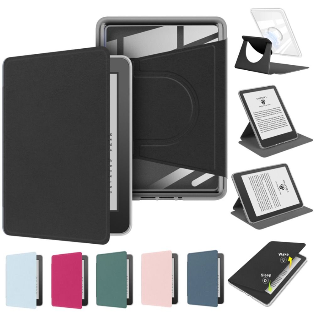 360 Rotation Magnetic Cover for Kindle Paperwhite 12th Gen 2024 7 Inch Colorsoft SA568B