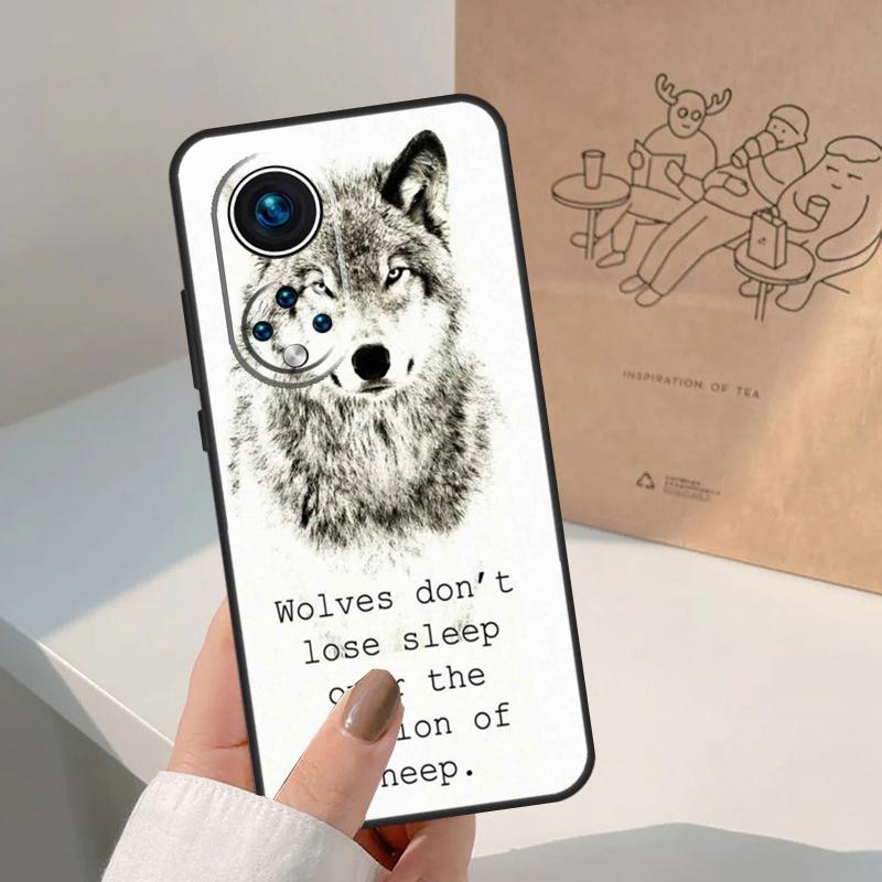 Animal Wolf Howling For Honor Magic 8 Pro 7 6 5 Lite Case For Honor Win RT 200 400 50 70 90 X8b X9a X9b X9c X9d