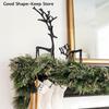 Black Reindeer Statues Modern Alloy Xmas Figurines Elegant Indoor Holiday Decor Table Centerpieces Xmas Christmas Decorations