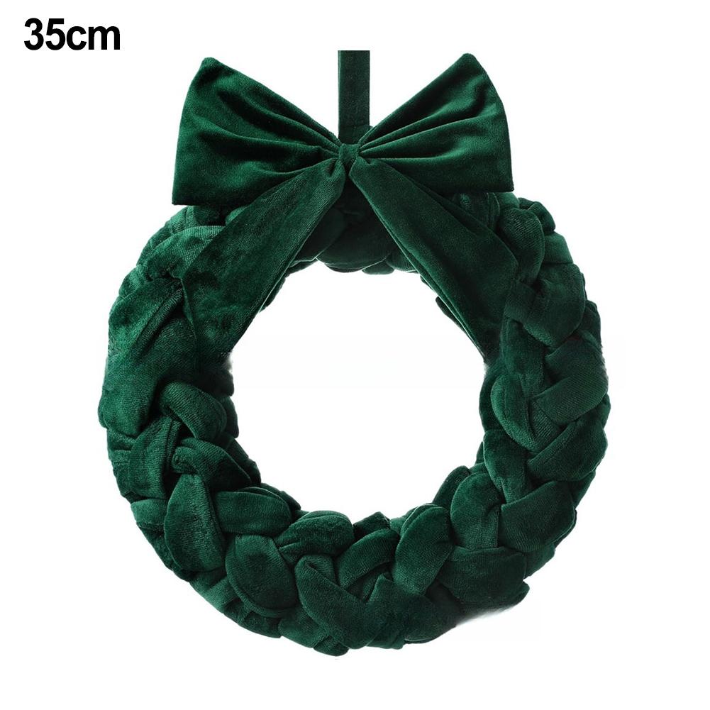 Feiertags-Türdekoration Weihnachtsdeko 30cm Klassischer Charme Exquisites Design Innen- und Außendisplay für Haustür