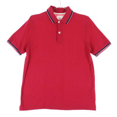 Produtos de beleza linha Camisa Polo de manga curta M Vermelho Masculino Usado