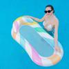 Inflatable Floating Hammock with Armrests & Backrest - Outdoor Mesh Recliner for Adults