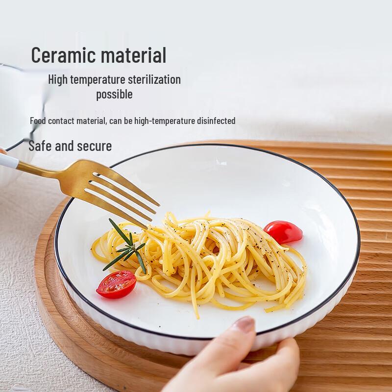 Minimalist Ceramic Dinnerware Set for One