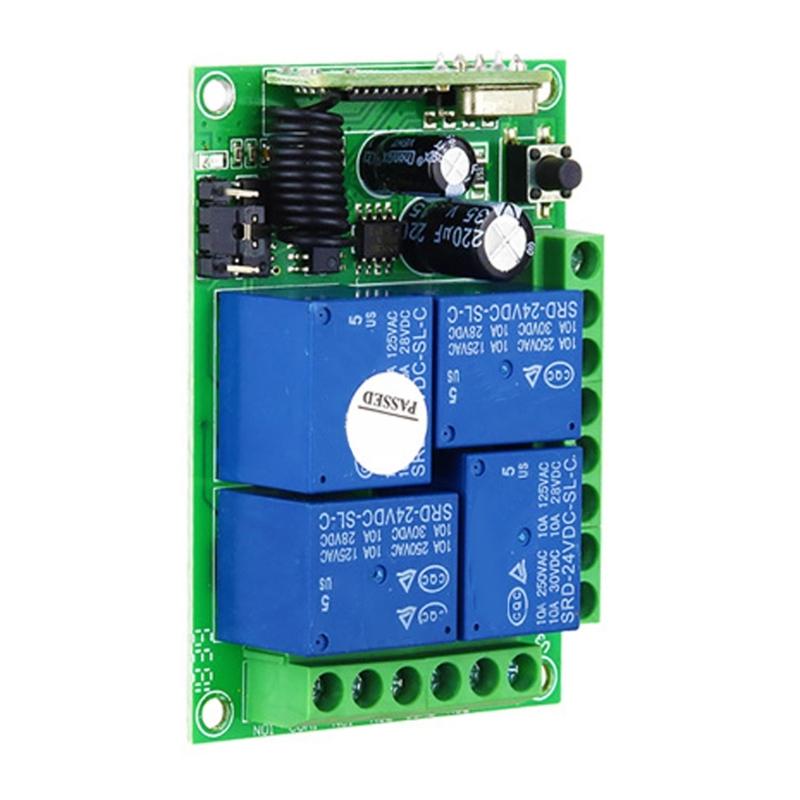 Practical Four Circuit Remote Switches for Enhances Intelligent Operation in Lighting Garage Door and Security Systems