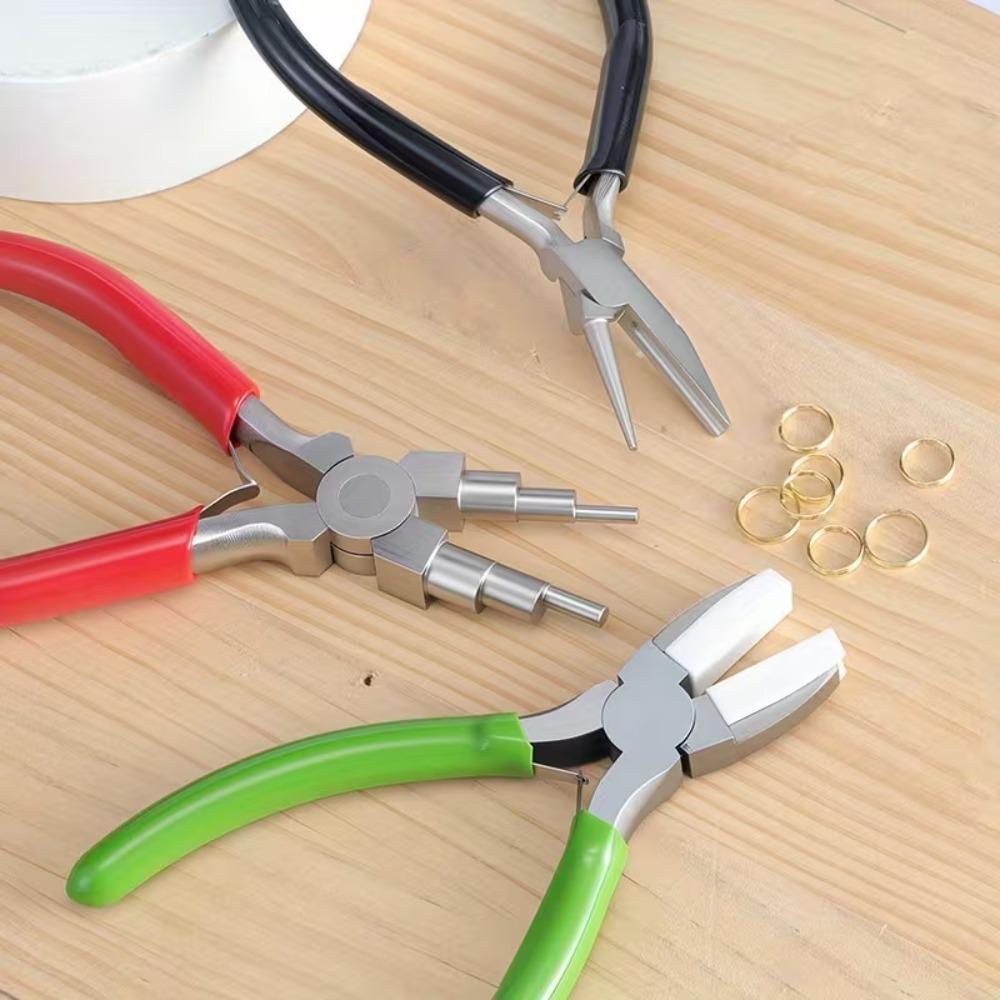 Wire Wrapping Jewelry Pliers Carbon Steel Round Nose for Beading Loop Bail Handmade Tools