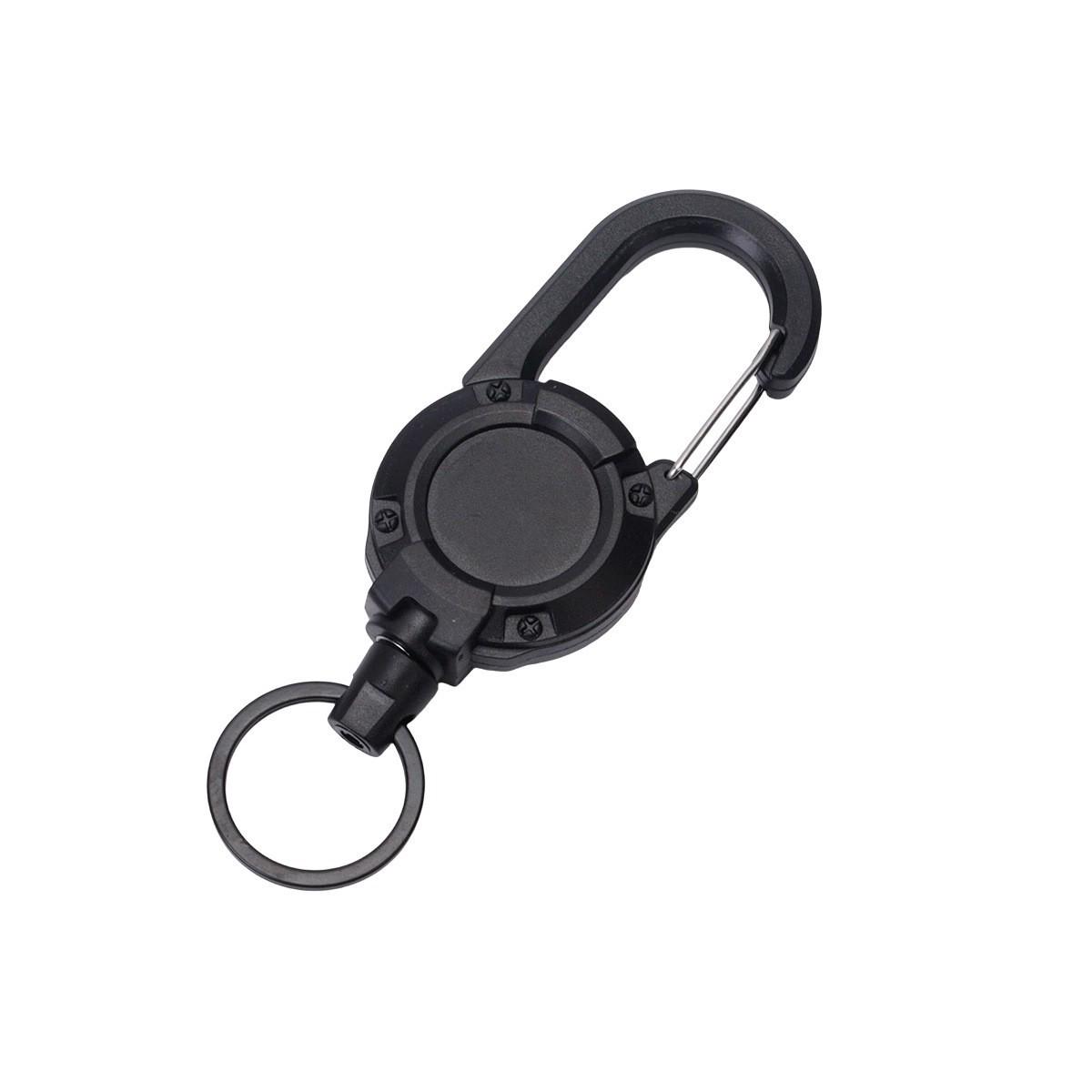 

Тактический телескопический брелок с легким вытягиванием для кемпинга на открытом воздухе с многофункциональным пружинным тросом против потери.