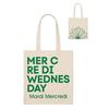 Mardi Mercredi CANVAS BAG FLOWER DU MERCREDI – Cream Green