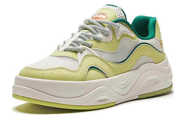Women's Sneakers Anta Seaweed Spring Low top Skateboard Shoes Women's White Green