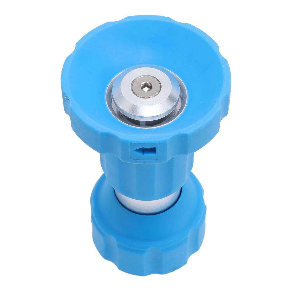 Garden Hose Nozzle Stainless Steel Fireman Style Heavy Duty Hose Nozzle Sprayer for Plants Watering