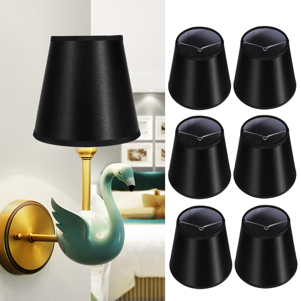 Moderne Stoffkunst Innerfilm Lampeskjerm Nordisk Enkel Lys Lampeskjermer for Krystalllysekrone Vegg