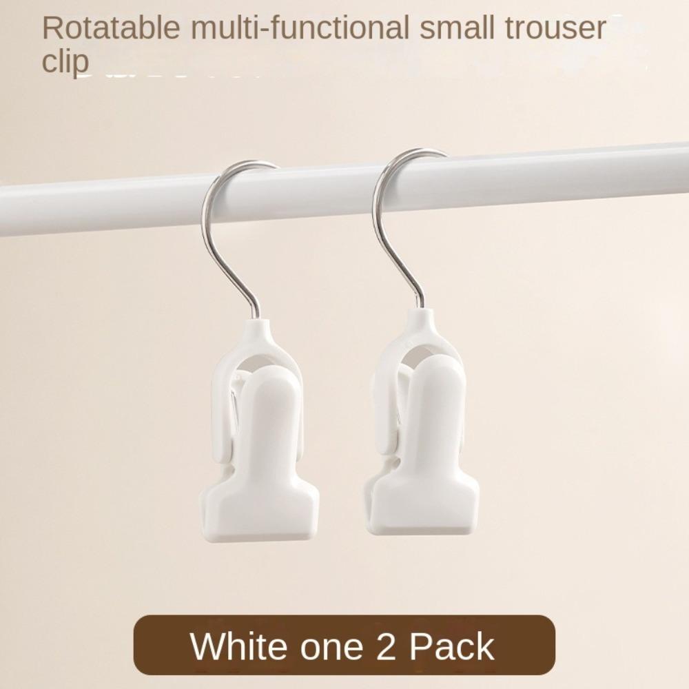 2pcs Clothes Pins Pants Clip Storage Clothespin Easy to Use Clothes Hat Sock Clip Home