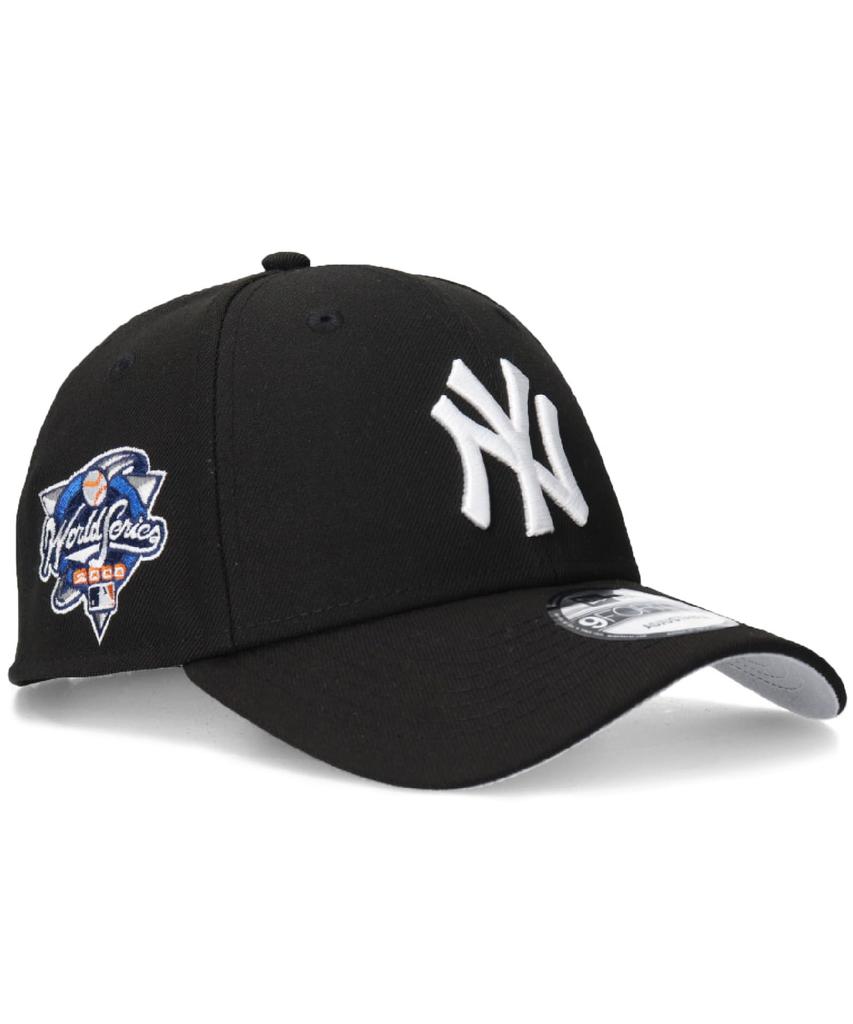 Cap New York Yankees 9FORTY [Official Custom] Men's Hat NY Baseball Cap Black x White Black x White NE 940 KURI SIDE PATCH