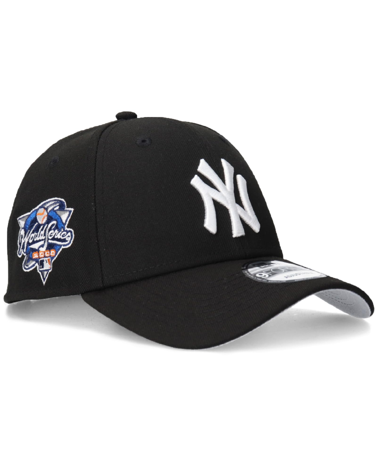 

Кепка New York Yankees 9FORTY [Официальная Кастомная] Мужская Кепка NY Бейсболка Черный x Белый Черный x Белый NE 940 KURI SIDE PATCH