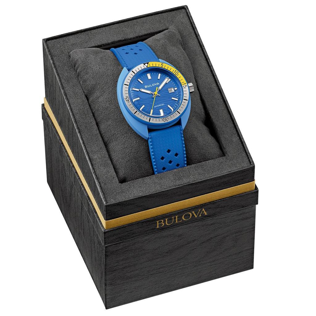 Bulova Archive Series Snorkel Blue Tang 41mm Men’s Watch 98B445