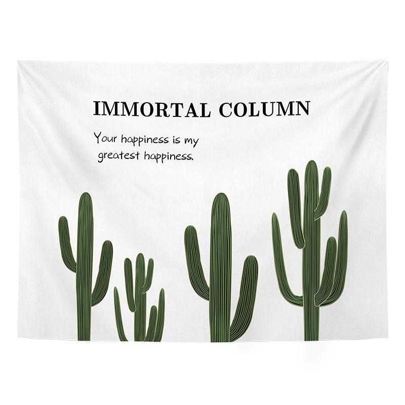 Гобелен с принтом кактуса и суккулентов для дома — фото 4