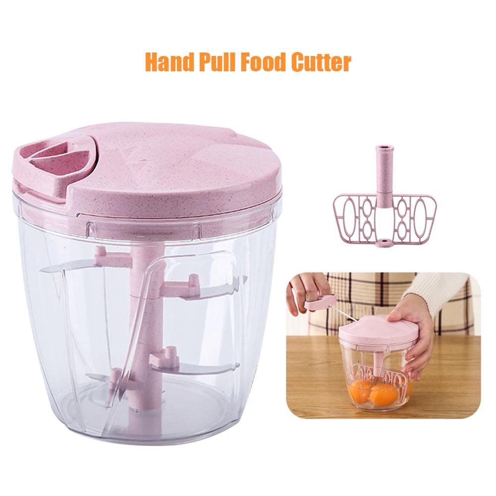 Manual Fruit Vegetable Chopper Hand Pull Food Cutter Grinder Home Kitchen Gadget Manual Fruit Vegetable Chopper Hand Pull Food Cutter Grinder Home Kitchen Gadget
