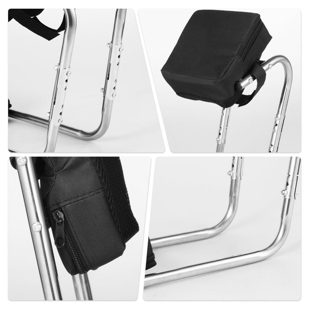 Garden Kneeler Seat Aluminum Alloy Gardening Knee Cushion Wear Resistant Farm Knee Support Ergonomic Gardening Kneeling Mat Easy