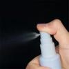 50PCS 10/20/30/50/100ml White PE Plastic Refillable Bottles Fine Mist Perfume Atomizer Mini Empty Spray Bottle Alcohol Bottle