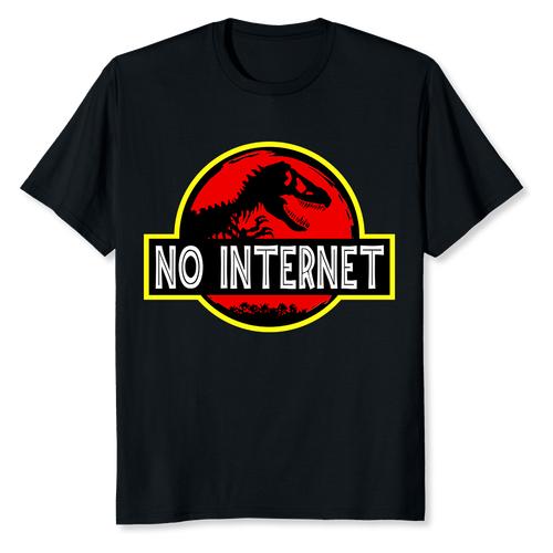 NEW LIMITED No Internet Funny Movie Humor T-Shirt S