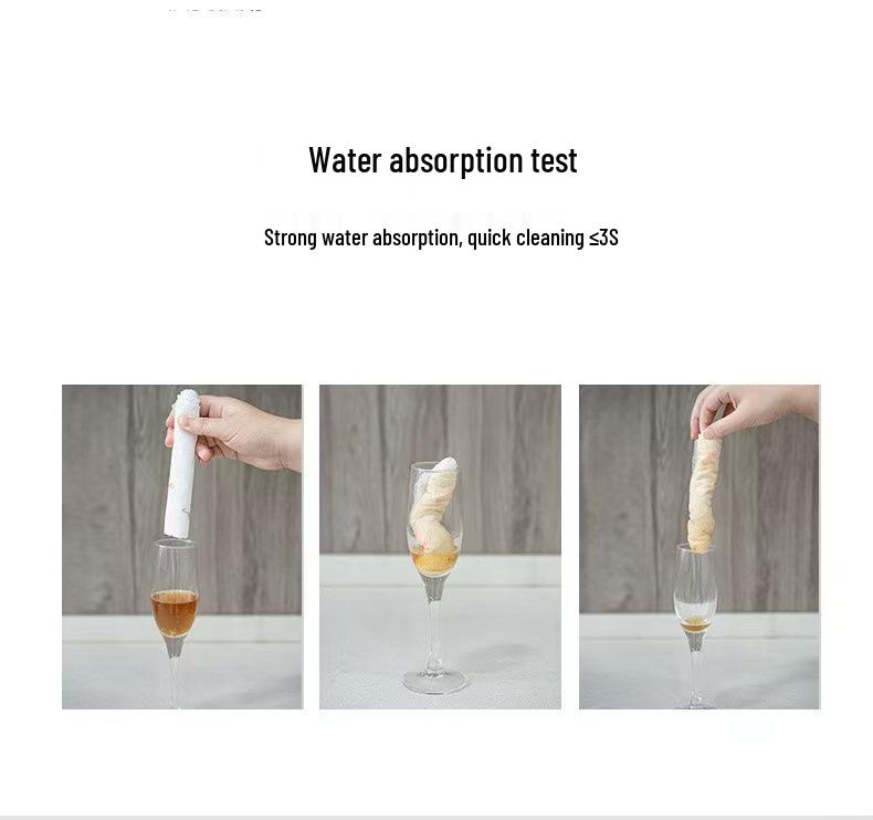 Absorbent Dual-Use Disposable Dishcloth: Strong & Thick for Wet/Dry Cleaning