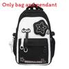 Youthful Style Nylon School Backpack With Color Blocked Cute Letter Star Print For Teens