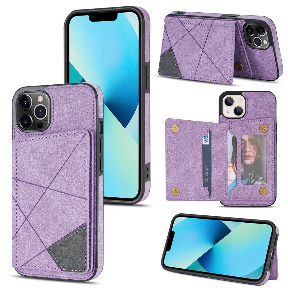 Premium Leather Phone Case for iPhone 13 Pro Max and Samsung S22 - Multi-functional and Protective Apple Skin-feel Design