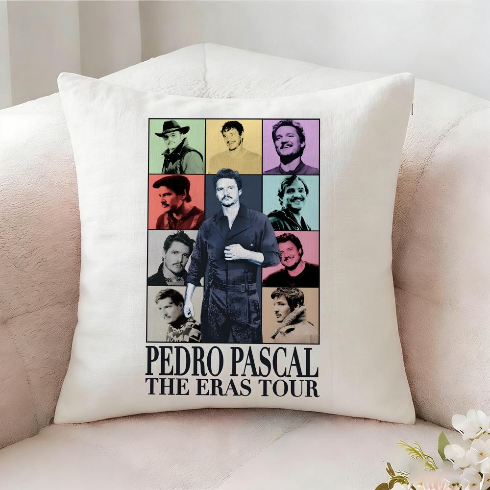 P-pedro Pascal Actor Pillow Case Pillowcase, Double-sided Printed, Sofa Cushion, Bedroom Headboard Pillow