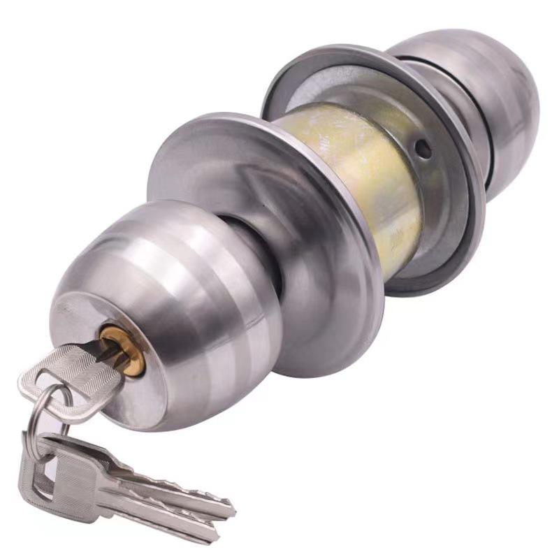 Universal Spherical Indoor Door Lock for Bedroom/Bathroom with Key