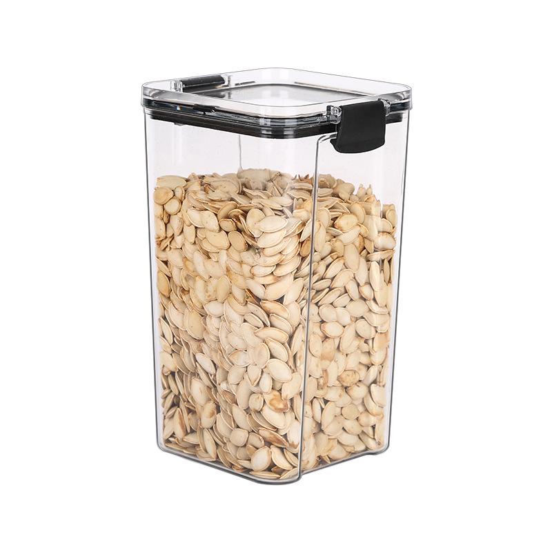 Transparent PET Plastic Grain Storage Jars - Large & Small Sizes Available