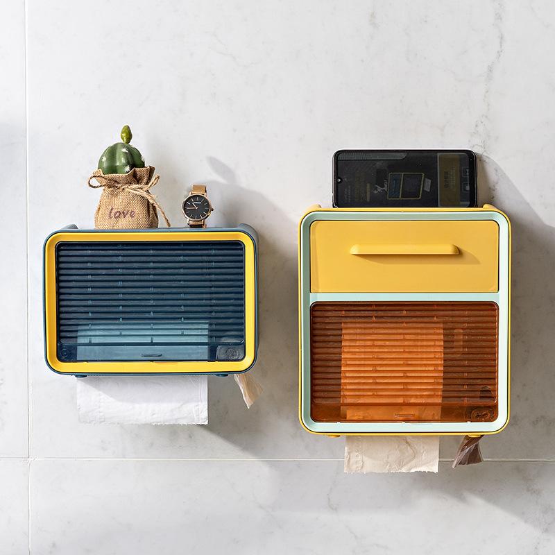 

Романтическая красота Водонепроницаемый держатель ткани Туалетный ящик Туалетная полка