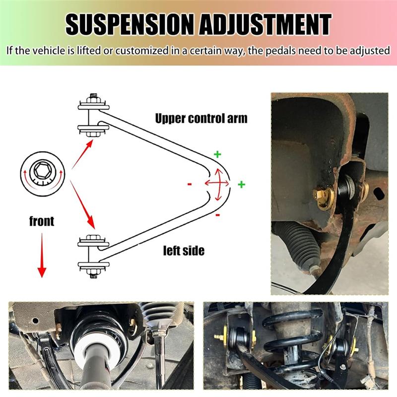 Alignment Caster Camber Kit For GMC Sierra Yukon Chevy Silverado Express Suburban 1500 2500 Hummer H2 H3 K100026 45K5012