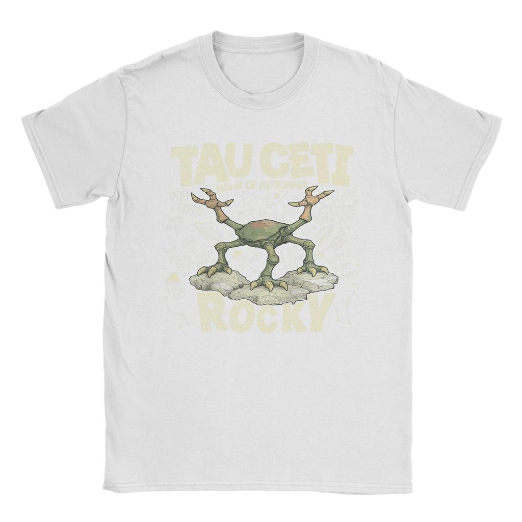Rockys Tau Ceti Home Project Hail Mary Unisex T Shirts Novelty Tees Short Sleeve Crewneck TShirts Pure Cotton Summer Clothes