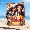 1pc Hook Movie Poster Outdoor Flannel Blanket Gift For Boys Girls Adults, Family Friends