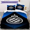 Club Brugge K V Pattern Bedding Uilt Set Uilt Cover Pillowcase Home Decoration Birthday Gift (1 * Duvet Cover + 2 * Pillowcase  Without Core)
