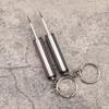 Stainless Steel Mini Portable Folding  Pocket Knife  Sandalwood Handle Keychain Unpacking Cutter Outdoor EDC Tool for Camping