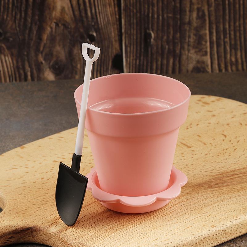 Bonsai Mousse Dessert Cup Wood Crumb Cake Pot for Pudding, Ice Cream, Jelly & Yogurt