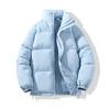 Solid Color Loose Thickened Warm Padded Coat Unisex Couple Oversized Winter Outwear