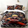 Naruto 3-teiliges Set Perfekt für das Schlafzimmer Bequemes Bettwäsche-Set enthält einen Bettbezug und zwei Kissenbezüge Ideales Geburtstags- oder Weihnachtsgeschenk