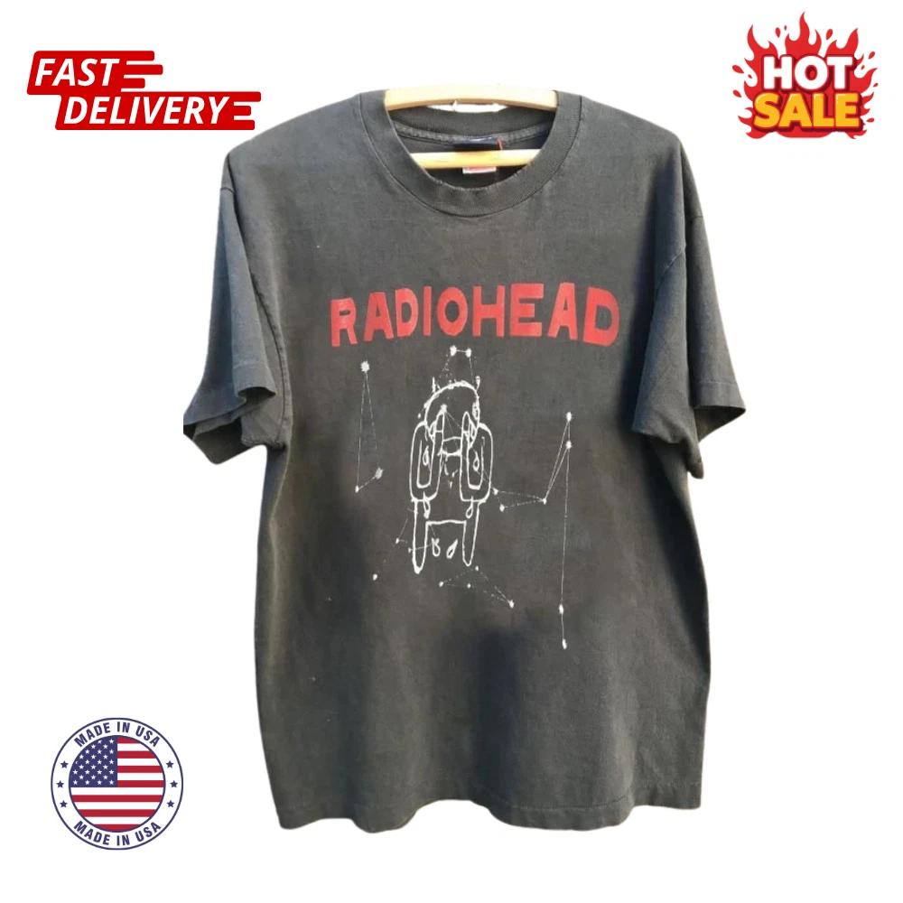 

РАСПРОДАЖА - Футболка унисекс с принтом, вдохновленным мировым туром Radiohead 2001, размеры S-5XL, Подарки для фанатов S
