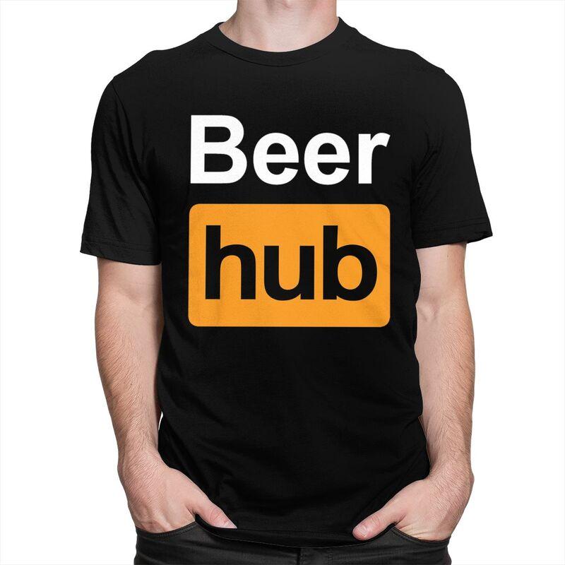 Custom Beer Hub T Shirt for Men Tshirt Casual Tee Beerhub Tshirts Clothing Gift