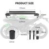 Support de barre de serrage Motikvans pour téléphone portable Kawasaki, support de navigation, diamètre 22 mm, véhicules compatibles uniquement pour Kawasaki Ninja 400 Z400