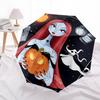 Sally, Automatisches Öffnungs- und Schließschirm im Stil von Nightmare Before Christmas, Helles 8-Speichen-Tragbarer Schirm