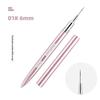 Professional Nail Art Liner Brush Ultra Thin Precision Drawing Pen 6/9/12/15/18/25mm for Nail Salon Commercial Use