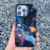 Marine Creature Jellyfish Phone Case For iPhone 16 15 Pro Max Plus 14 13 Mini 12 11 Pro Max Shockproof Laser Back Cover Fundas