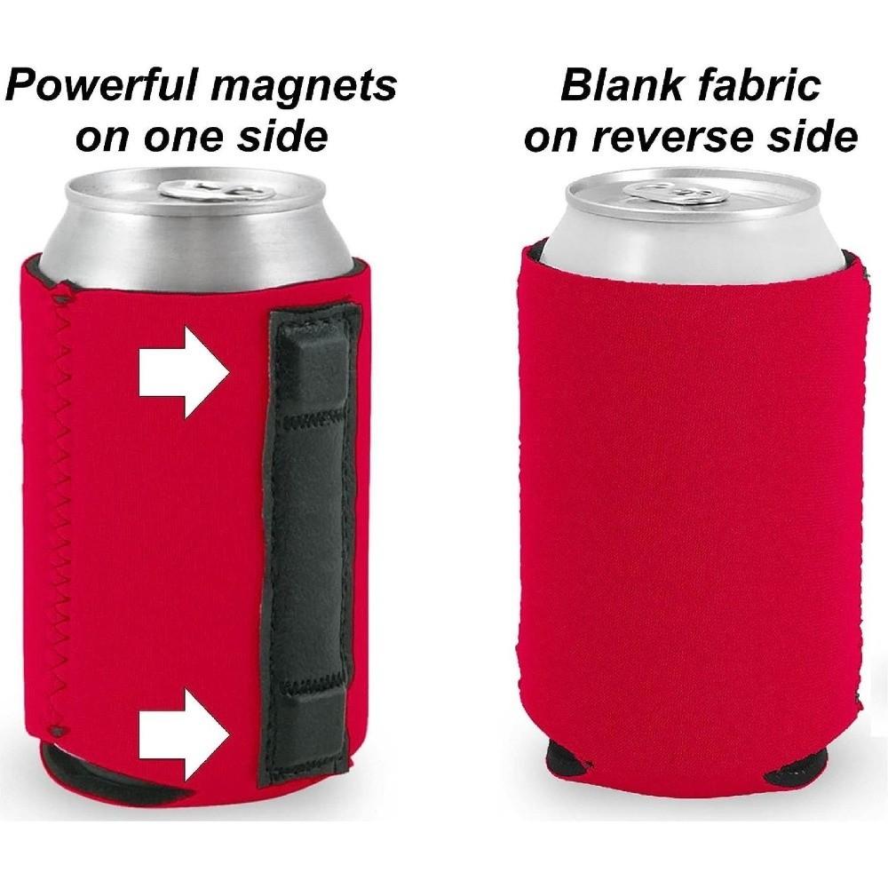 Reusable Can Cooler Insulated Sleeve Neoprene Bottle Sleeve Portable Drink Sleeves  BBQ