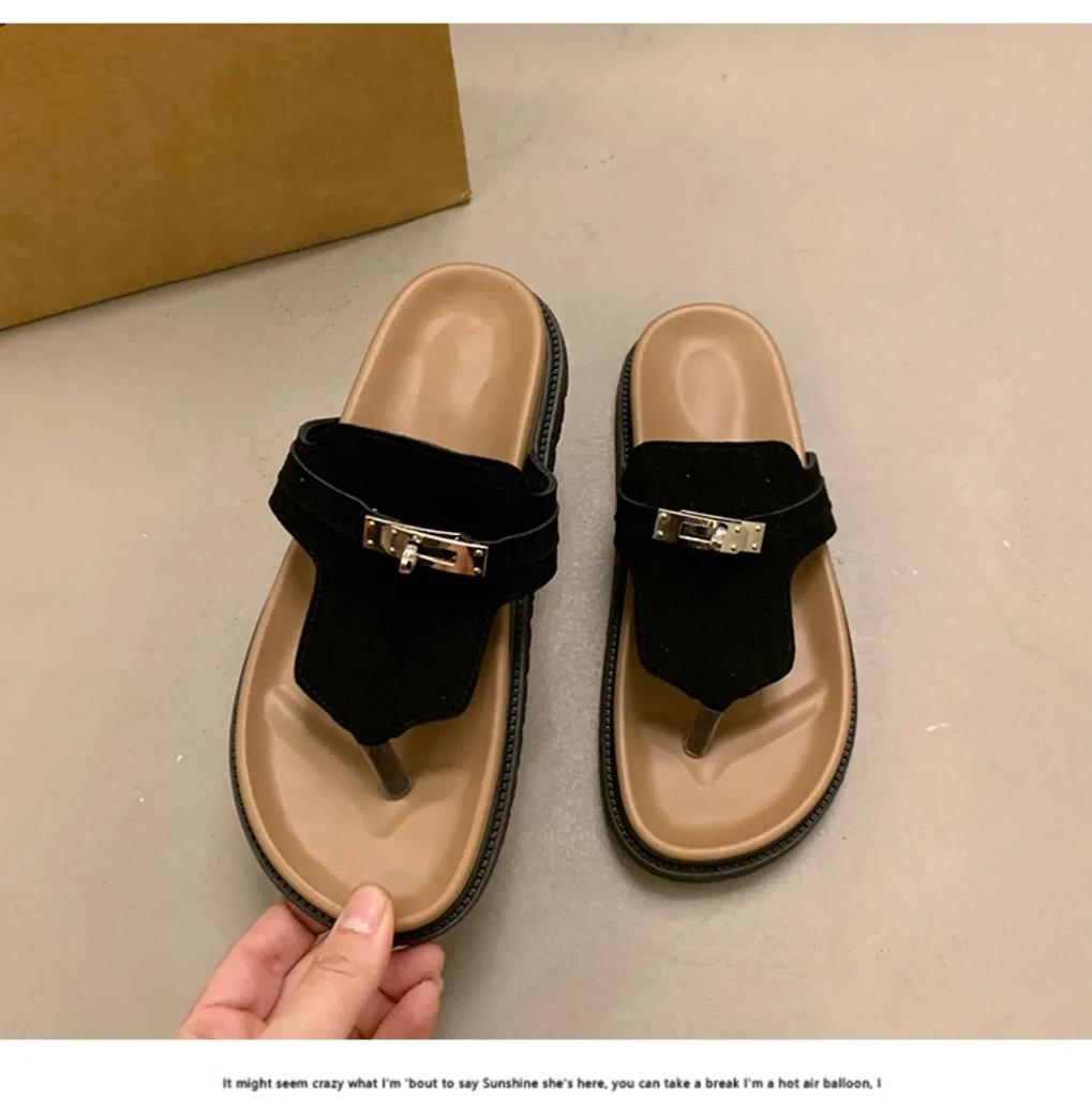 Fashion Women Slippers Flats Sandals Summer Shoes 2025 New Casual Trend Woman Flip Flops Sport Slingback Shoes Slides Mujer Sandalias